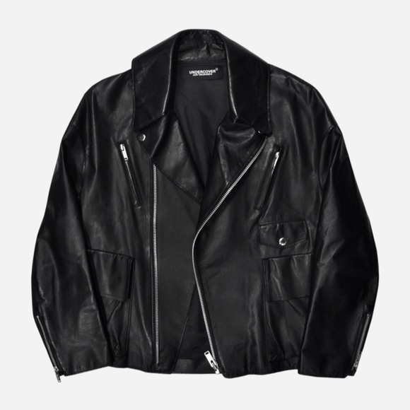 undercover ss19 leather biker jacket s UNI - Picture 6 of 12